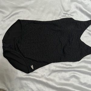 Modest one-piece speedo swimsuit